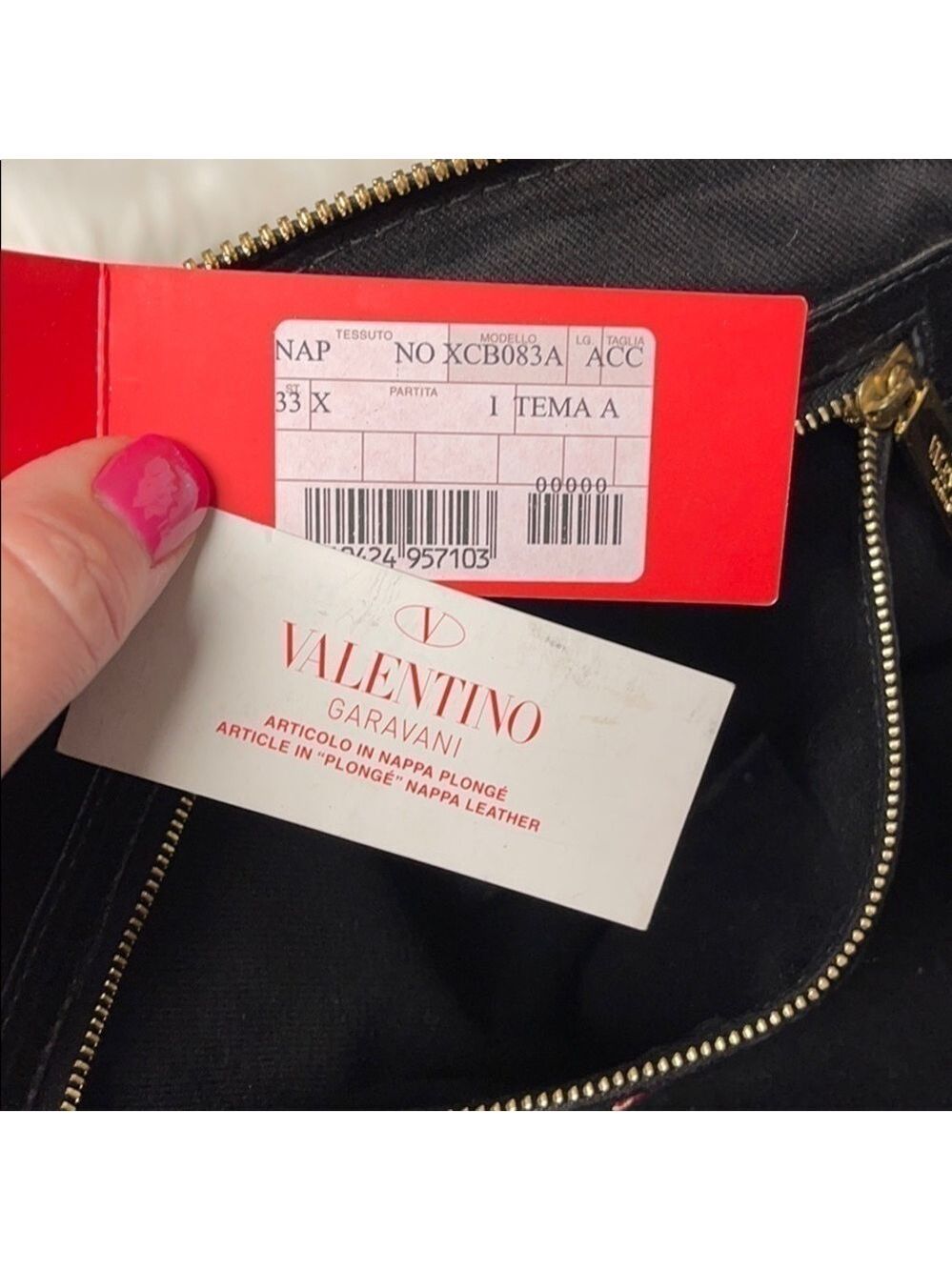 AUTHENTIC VALENTINO GARAVANI PETALE BLACK NAPPA LEATHER ROSETTE DOME BAG - Picture 11 of 14